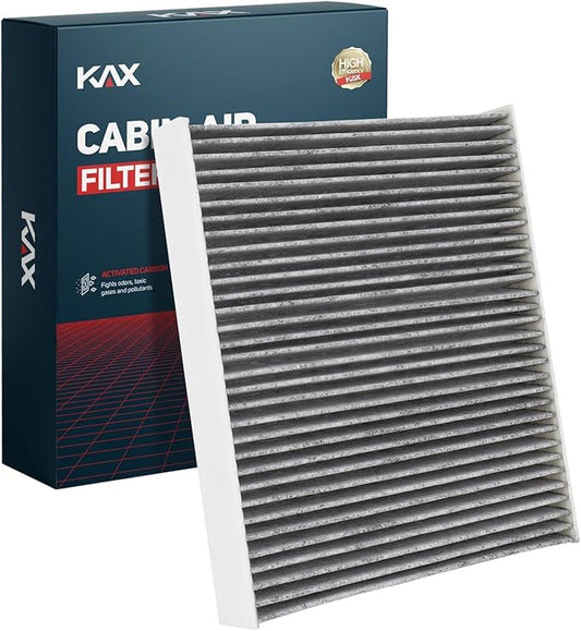 KAX Cabin Air Filter with Activated Carbon, CF11643 Replacement for Audi & Volkswagen Models - A3, A3 Quattro, Q3, S3, TT Quattro, Jetta, Golf, Tiguan, Atlas, GTI