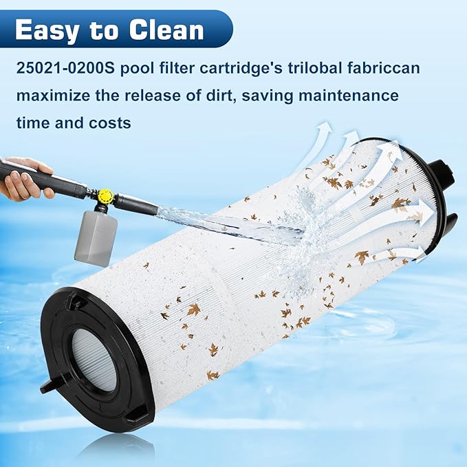 S7M120 Pool Filter Cartridges, 170145 Pool Filter Replacement for sta-rite System 3 25021-0200S & 25022-0201S Pool Filter Cartridge Module, Compatible with sta rite System 3 S7M120 Filter, 300 Sq.Ft