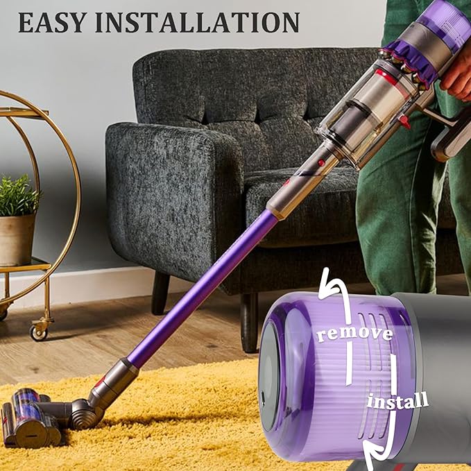 Filter Replacement for Dyson V15 V11,3 Pack Filters Compatible with Dyson V15,V15s Detect/Submarine,V11 Torque Drive/Origin/Animal/Extra/Complete Cordless Vacuum Filters Replacements Parts