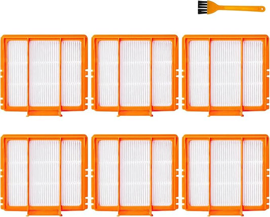 SONGRUI 6 Pcs Replacement Pre-Motor Filter Compatible for Shark AV251WAXUS AV2511AE AV2501S AV2501AE RV2610WA UR2500SR UR250BEOUS AI Ultra Vacuum Robots Saver Kit Alternative to Part NO. XPRFRV2500