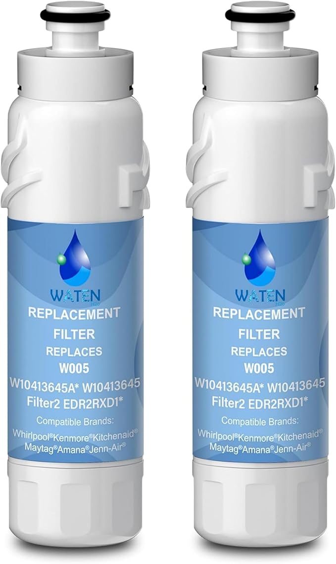 Replacement Compatible with EDR2RXD1, WHR2RXD1, P9KB2L, P9RFKB2L, Whirlpool WRX986SIHZ, WRF757SDHZ, WRF767SDHZ, WRF736SDAM Double-Pack