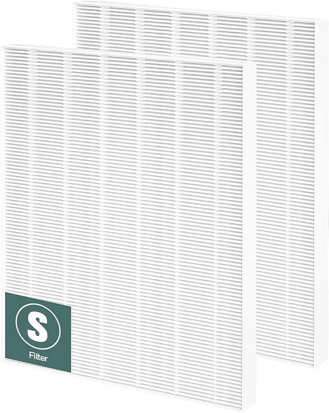 2 Pack C545 Replacement Filter S Compatible with Winix C545, B151, P150, 9300 Air Purifier Replacement for Winix S Filter Part 1712-0096-00 and 2522-0058-00 by Funmit