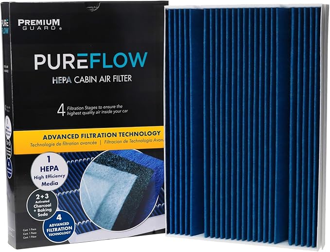 PureFlow HEPA Cabin Air Filter PC99348HX|Fits 2023-16 Mercedes-Benz Metris,2022-19 Sprinter 2500