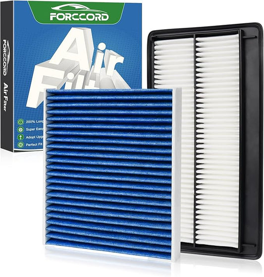 Cabin & Engine Air Filter Fit for Acura MDX 3.5L (2022-2026), Honda Pilot 3.5L (2023-2026), Passport 3.5L (2026) Activated Carbon Cabin Filter Replace#CF11182 17220-61A-A00 Car Accessories