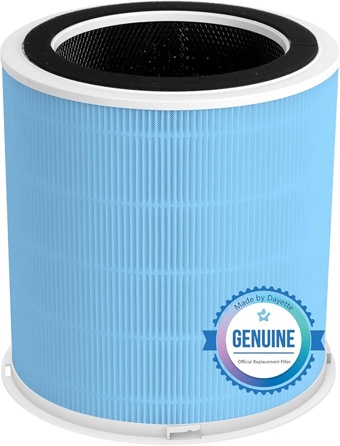 Smoke Wildfire Filter H14 Replacement Filter Compatible with DAYETTE Air Purifier AP401 AP402, 4-in-1 H14 Grade True HEPA, High-Efficiency Activated Carbon