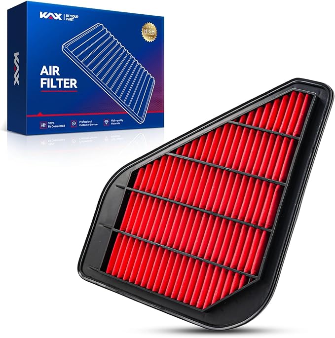 KAX Premium Engine Air Filter, CA10110 Replacement for Chevrolet Traverse 2009-2017, GMC Acadia 2007-2016, Acadia Limited 2017, Buick Enclave 2008-2017, Saturn Outlook 2007-2010