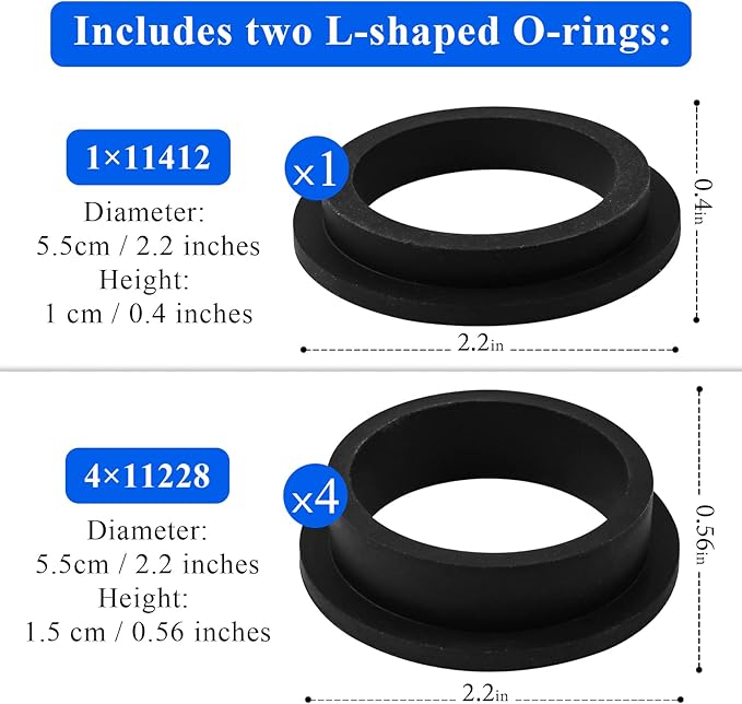 Sand Filter Replacement Parts Compatible with Intex Krystal Clear Sand Filter Pump for Above Ground Pools,Pool Filter Pump Gaskets Replacement for Intex 25013 O Rings,1 Pack(12 Pieces)