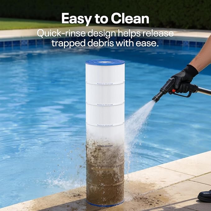 POOLPURE PLFPJANCS200 Pool Filter Replaces Jandy CS200, PJANCS200, Ultral-B9, R0462400, Unicel C-8418, Filbur FC-0823, Aladdin 35002, 200 Sq.ft Filter Cartridge 1 Pack