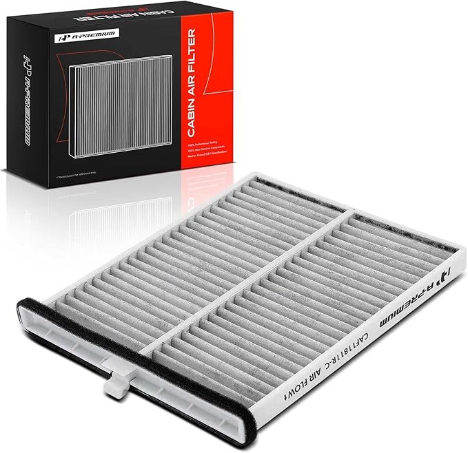 A-Premium Cabin Air Filter with Activated Carbon Compatible with Mazda Vehicles - 3 2014-2018, 6 2014-2021, CX-5 2013-2022