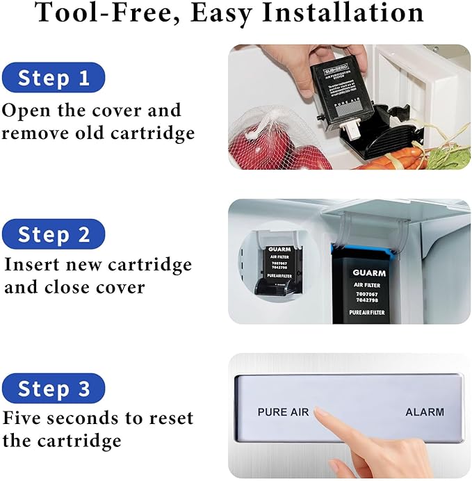 Filters Replacement for Sub-Zero Refrigerator Air Purification Cartridge 7042798, 7007076, 7007067 Air Filter
