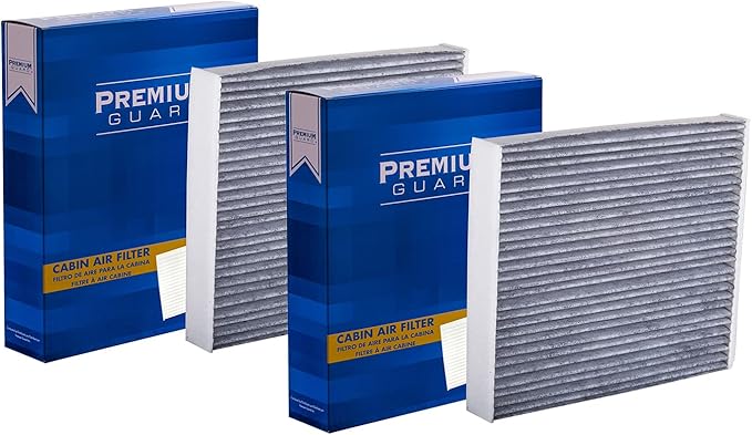 PG Cabin Air Filter with Activated Charcoal PC5519C | Fits 2006-2025 Honda Ridgeline, 2019-2025 Passport, 2003-2017 Accord, 2007-2016 CR-V, 2006-2015 Civic, 2009-2022 Pilot, 2014-2020 Acura MDX | 2 PK