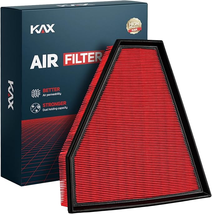 KAX Premium Engine Air Filter, CA10464 Replacement for BMW 328i, 328i xDrive, 325i, 328xi, 330i, 325xi, 128i, 330xi, 330Ci