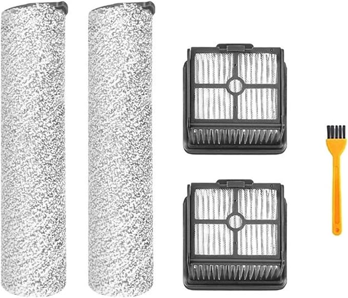 Filter And Roller Brush,Compatible For Tineco Floor One S3 / IFloor 3,Cordless Wet Dry Vacuum Cleaner Spare Replace Parts(Set 3)