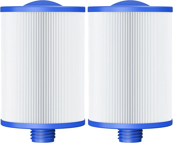 6CH-940 Spa Filter Cartridge Replacement for Unicel, Pleatco PWW50P3, Filbur FC-0359, Aber 03FIL1400, Waterway 817-0050 Front Access Skimmer, Viking Pool Hot Tub Filter Screw SAE Thread Filter 2 Pack