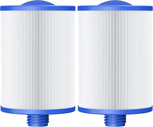 6CH-940 Spa Filter Cartridge Replacement for Unicel, Pleatco PWW50P3, Filbur FC-0359, Aber 03FIL1400, Waterway 817-0050 Front Access Skimmer, Viking Pool Hot Tub Filter Screw SAE Thread Filter 2 Pack