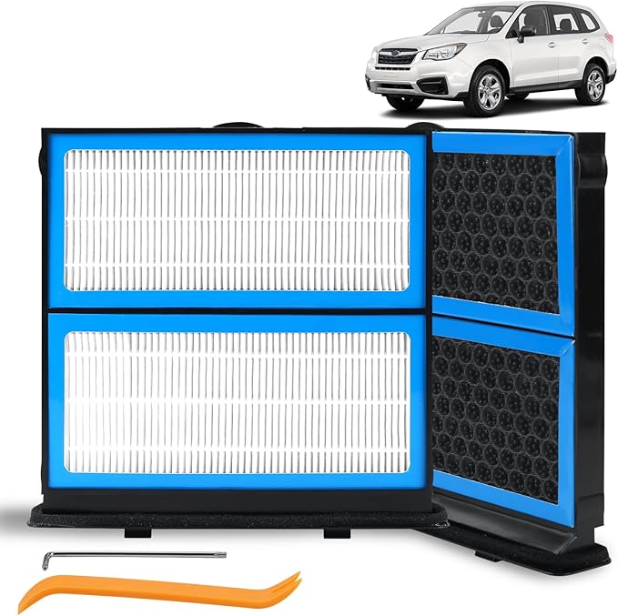 72880FL000 Premium Cabin Air Filter Compatible with Subaru Forester 2019-2024/ WRX 2023, CF12775 OEM Passenger Compartment Activated Carbon AC Filter Create Cleaner Inside Air For Your Car