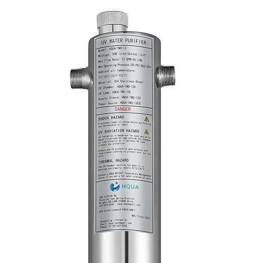 WF3-03 3-Stage Free-Standing Whole House Water Filtration System, UV Filter Included, Reduces Heavy Metals (Lead, Mercury, Arsenic, Cadimum, Chromium), PFAS, Chlorine, Sediment, Odor, and VOC’s