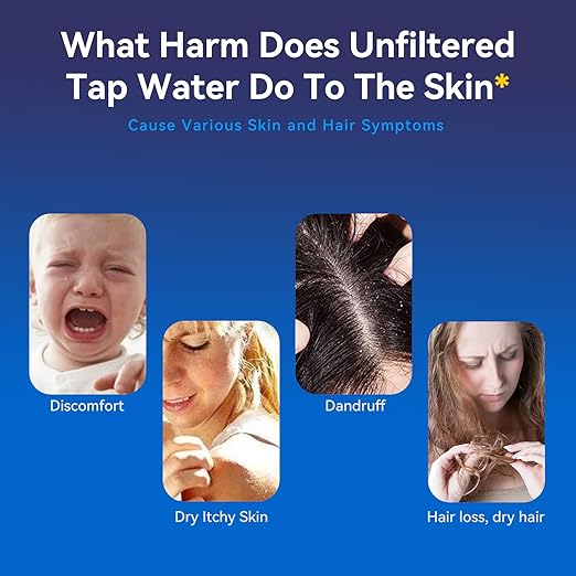 ALTHY Vitamin C Revitalizing Shower Head Water Filter - Reduces Chlorine, Heavy Metal & Softens Hard Water- Prevent Dry Itchy Skin, Hair Loss, Dandruff - Chrome (Includes 4 Filters)