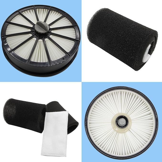 2087 Filter Compatible with Bissell 2087 Series Pet Hair Eraser Lift-Off Upright Vacuum 2087 20872 20874 20878 2087Q 2087R (1 Pack Post-Motor Filter & 1 Pack Pre-Motor Filter)