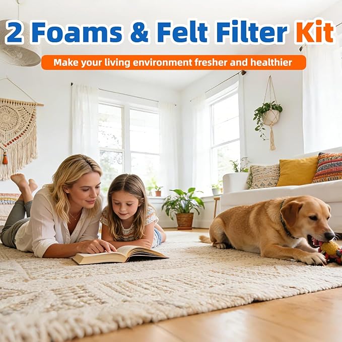 NV352 NV356E NV360 Filters Replacement for Shark Navigator Lift Away ZU503AMZ NV350 NV351 NV355 NV357 UV440 UV540 Vacuum Cleaner. Part XFF350 XHF350 Perfect for for Pet Hair, Dirt, Dust
