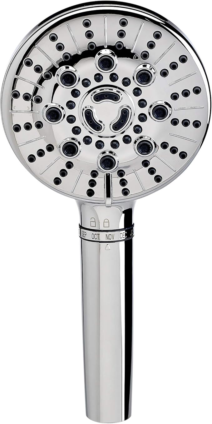 Sprite Showers HKE-CM Biarritz 7-Setting Hand Held Filtered Shower Handle, Chrome