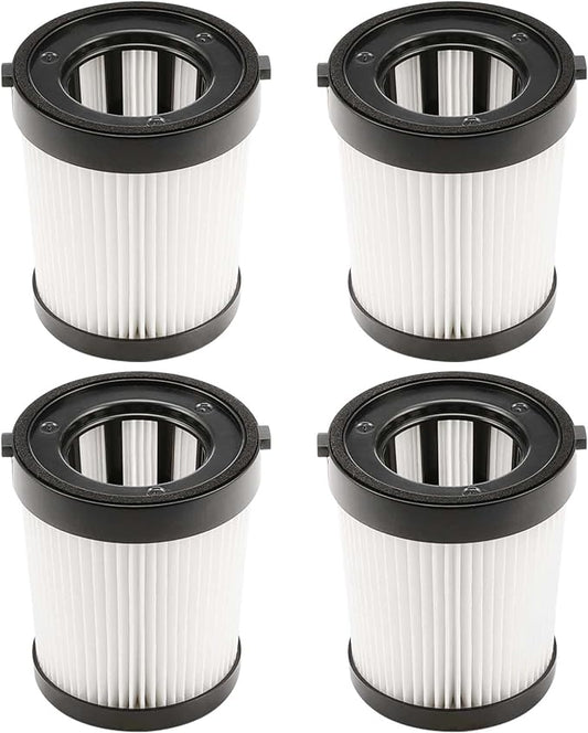 Vacuum Filter Replacement Compatible with Fabuletta FSV001/FSV101,Girnoor G160/G165, Lubluelu 202, Oraimo OSV-102, VL732 Stick Vacuum Cleaners （With Tap) - 4 Pack