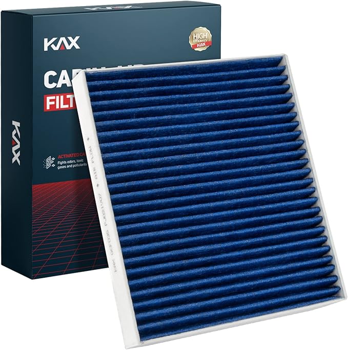 KAX Premium HEPA Cabin Air Filter with Dual Active Carbon, CF10132 Replacement for Toyota Avalon, Camry, Sienna, Solara, Lexus ES300, ES330, GX470, RX330, RX350, RX400H, Strong Adsorption Cabin Filter