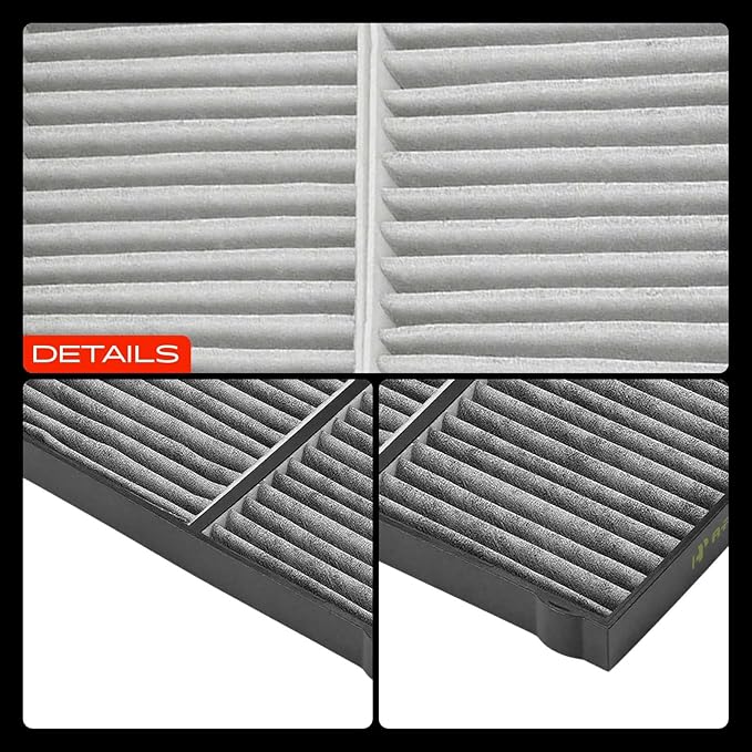 A-Premium 2-PC Cabin Air Filter with Activated Carbon Compatible with Subaru Forester 2019-2024 2.5L, WRX 2022-2024 2.4L