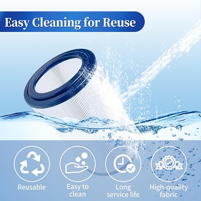 PDM30 Oval Spa Filter Fit for Dream M Aker Hot Tubs 461269, Fil bur FC9940, Cross Over 730L 730S, ODY ssey, Big E Z, EZL, 30 sq.ft Hot Tub Filter Cartridge, 2 Pack