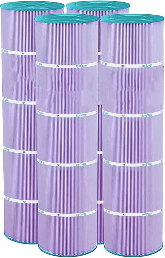 Hurricane Filters 4 Pack HF7471-04P Platinum Purple Pool Filter Cartridge - Replacement for Pleatco PCC105, Unicel C-7471, Filbur FC-1977, Pentair Clean & Clear Plus 420