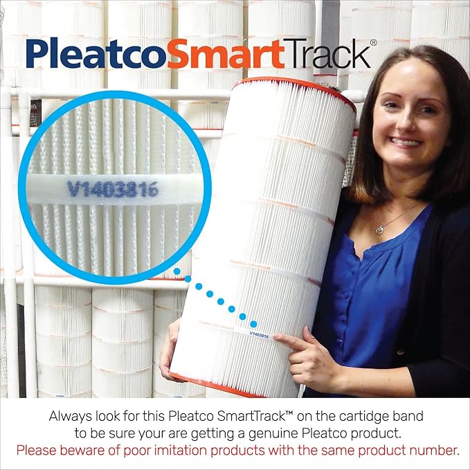 Pleatco Filtration PA175-EC Pool Filter Cartridge Replacement for Unicel: C-8417, Filbur: FC-1294, OEM Part Numbers: CX1750-RE, 25230-0175S, 817-0175P