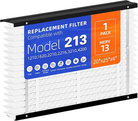 1 Pack 213 Replacement Filter,Compatible with AprilAire 213 Whole House Air Purifiers Models,1210,1620,2210,2216,3210,4200,MERV 13 HVAC Furnace Filter Replacement,20x25x4 Air Filter
