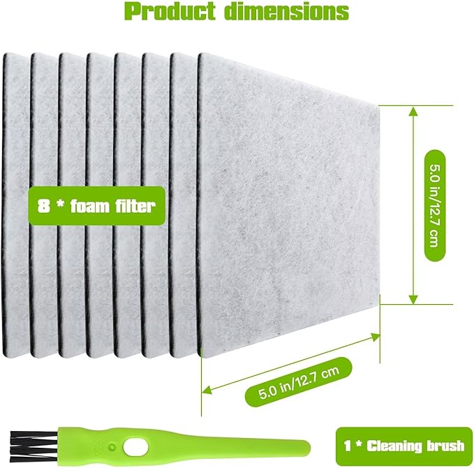 Xspeedonline 8-Pack CF-1 HEPA Filters Compatible for Kenmore 600 Series 81614, 81615