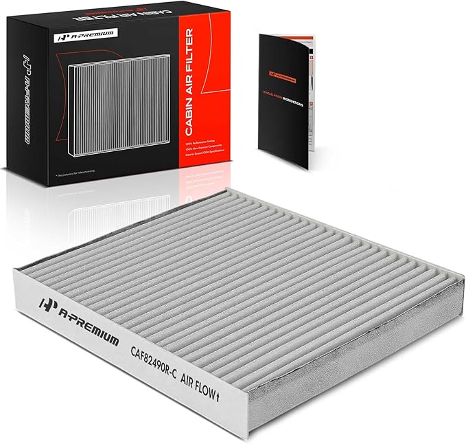 A-Premium Cabin Air Filter with Activated Carbon Compatible with Honda CR-V CRV 1997-2001, Insight 2000-2006, Replaces# 80291ST3505, 80291ST3515
