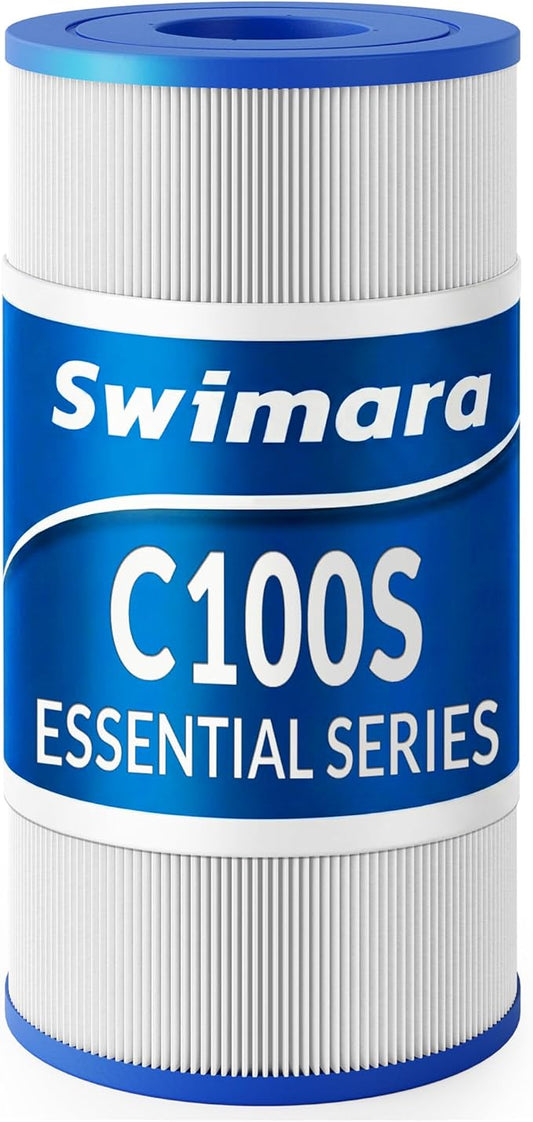 Pool Filter Cartridge for Hayward Systems, Essential Series, Replacement for CX100XRE PA100S, Compatible with SwimClear C100S (CS100E), Cylindrical Fabric, 100 Sq. Ft.