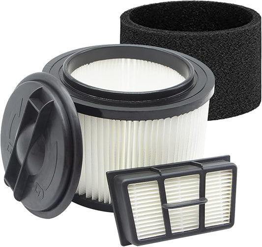 2 Pack VF408 HEPA Filter Replacement for Vacmaster VF408 4 Gallon Wet/Dry Vacuum Cleaner, Compare to Part# VF408 & VFHF