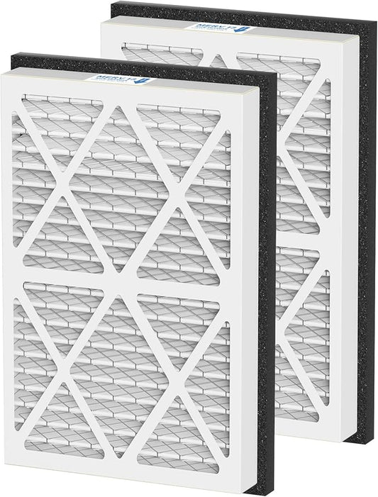 20x30x3 MERV 13 Pleated Air Filters Replacement Compatible with Zephyr VGF Series 20x30x3 Whole Home Return Air Grille Filter, MERV13 Air Filtration System, 2 Pack