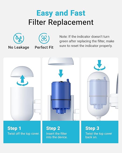 AQUA CREST CF08A Faucet Filter, Compatible with All PUR® Plus Water Filter Replacement for PUR® Plus RF9999® Faucet Water Filter, NSF 42 Certified, 9-Month, 1200-Gallon, 4 Pack