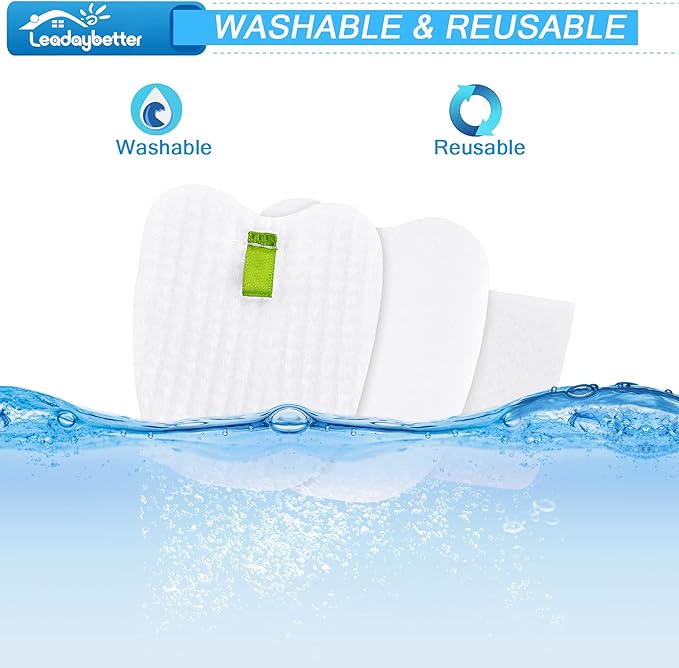 Leadaybetter Filter Replacement for Shark Rocket DuoClean HV380 HV380C HV380W HV381 HV381C HV382 HV384Q UV380 ZS360 ZS360C ZS361C ZS362 Vacuum, Replace Part # XPMFK320 & XPSTFH380