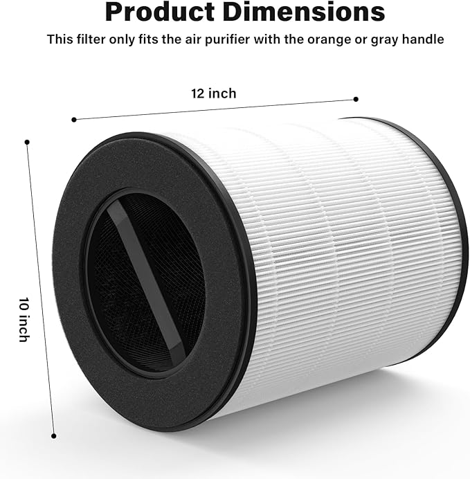 Air Filter Replacement Compatible with Mod/Mod+ Air Purifier, High Efficiency 3-in-1 Replacement Filter, 1 Pack
