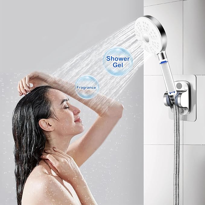 12 PCS Shower Filter Replacement - Shower Head Filter for Hard Water with Pp Cotton, 3.74x0.94 Inch