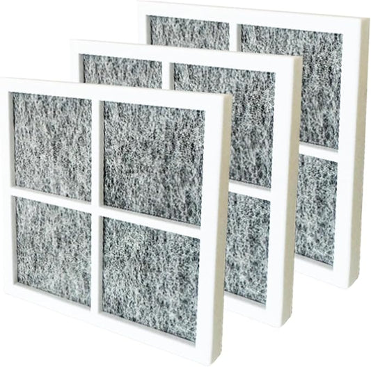 3 Pcs Refrigerator Air Filter Fit for LG LFCS31626S, LFXS30726S, LFXC24726S, LFX32945ST, LFXS30726B, LFXS30726W, LMXC23746D, LSFD2491ST Refrigerator Replacement Part