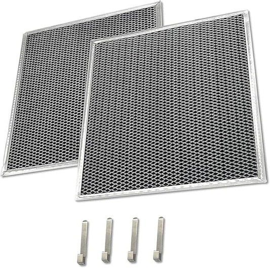 W10905734 Range Hood Filter Part Replacement for whirlpool range hood charcoal filter AP6050126, 4533728, PS12070219,charcoal filter w10905734 (2 pack,double-sided,universal hood filter)