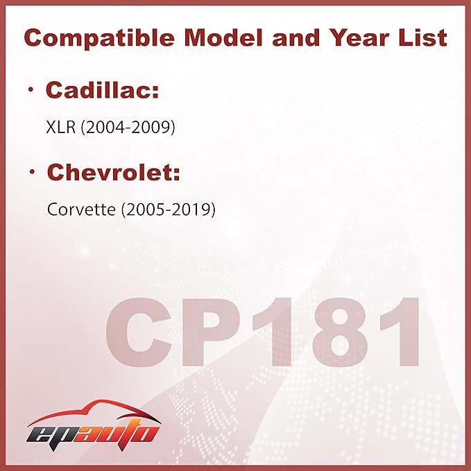 EPAuto CP181 (CF11181) Cabin Air Filter with Activated Carbon, Replacement for Cadillac XLR (2004-2009), Chevrolet Corvette (2005-2019)
