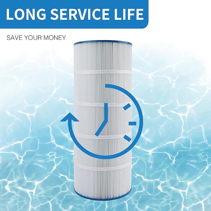 C1200 Pool Filter Cartridge, Compatible with Hayward CX1200RE, PA120, C-8412, Ultra-B2, FC-1293, Clearwater II 125, Waterway Pro Clean 125, 817-0125N, 120 sq.ft. 1Pack