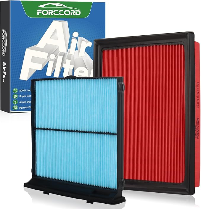 Cabin Air Filter and Engine Air Filter Fit for Subaru Forester 2.5L 2019-2024 Activated Carbon Cabin Filter Replacement 72880-FL000 16546AA16A Accessories