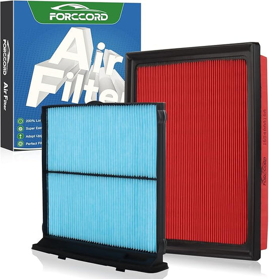 Cabin Air Filter and Engine Air Filter Fit for Subaru Forester 2.5L 2019-2024 Activated Carbon Cabin Filter Replacement 72880-FL000 16546AA16A Accessories