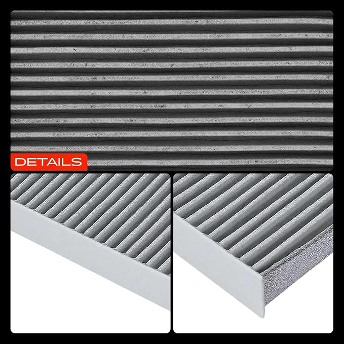 A-Premium Cabin Air Filter with Activated Carbon Compatible with Lexus Models - GS200T, GS350, GS450H, IS200T, IS250, IS300, IS350, IS500, RC200T, RC300, RC350, GS F