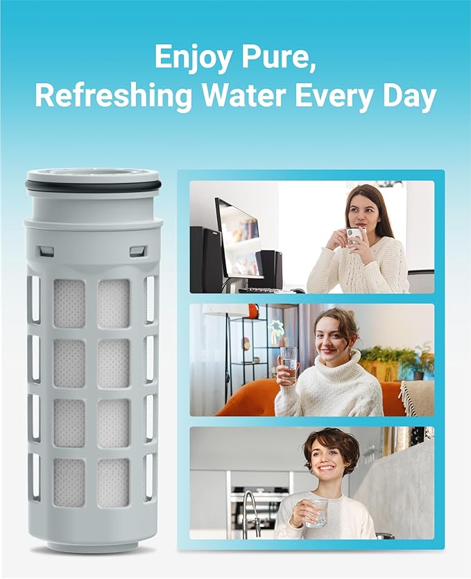 AQUA CREST PF45 Replacement for Brita® Stream Pitcher Water Filter, Brita® OB05 Filter Pitchers and Dispensers, Pour Through Filters, Upgraded 7-stage Filters, Reduces Chlorine, 2 Months, 6 Pack