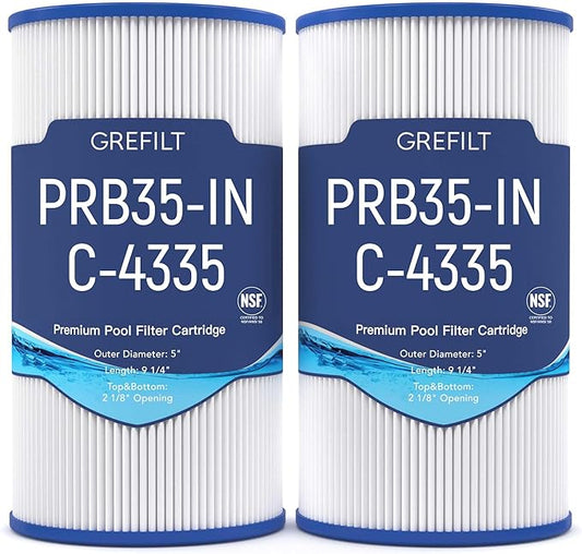 Hot Tub Filter Compatible with Pleatco PRB35-IN, R173431, Guardian 409-219, Spa Filter for Filbur FC-2385, Unicel C-4335, 35 sq.ft, 2-Pack